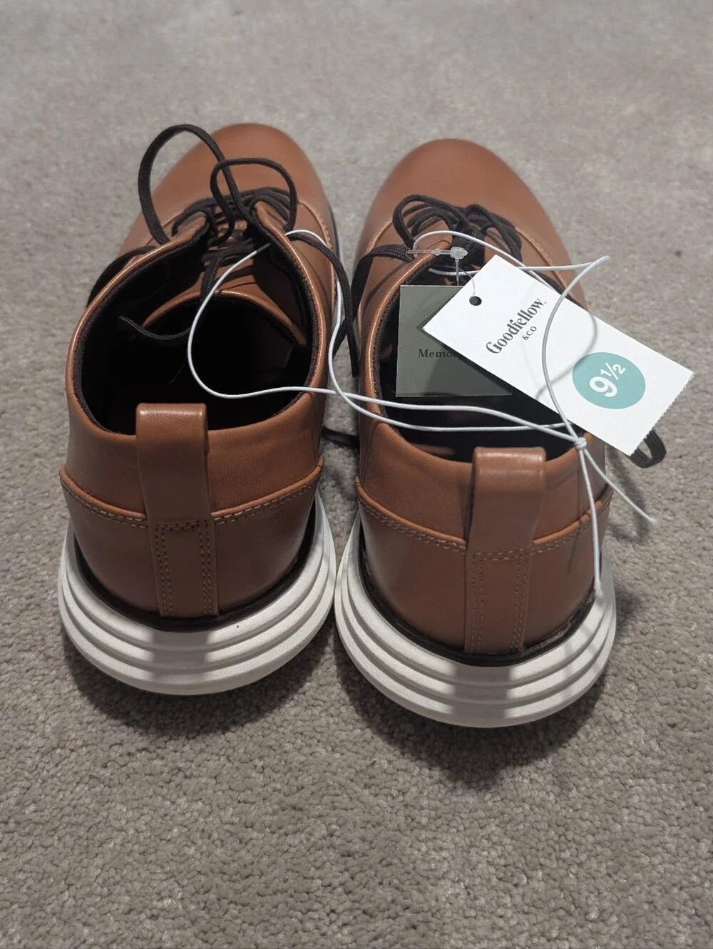 Goodfellow & Co Men's Luis Hybrid Oxford Sneakers Cognac Brown Shoes. New Target